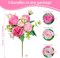 6-Piece Blush Pink Artificial Peonies – Silk Faux Peony Bouquets for Wedding Centerpieces, DIY Floral Arrangements, Home Decor & Vase Displays